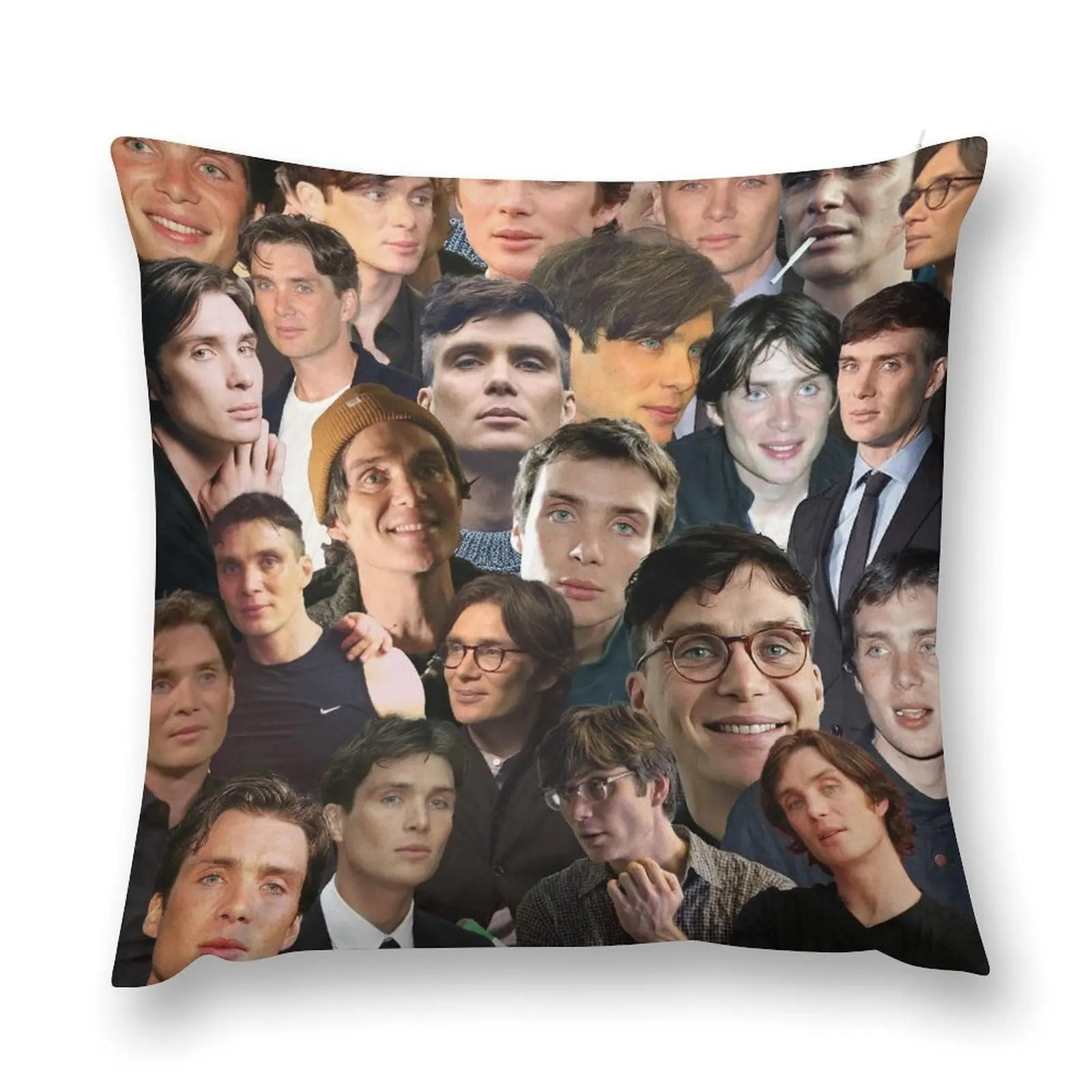 

Cillian Murphy Photo Collage Throw Pillow ornamental pillows christmas cushions covers Sofa Pillow Cover Throw Pillow