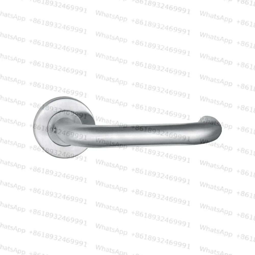 2PC 304 Stainless Steel Door Handles Anti-rust Fire Door Handle Split Wooden Door Knob For Modern Bedroom Bathroom Home Hardware