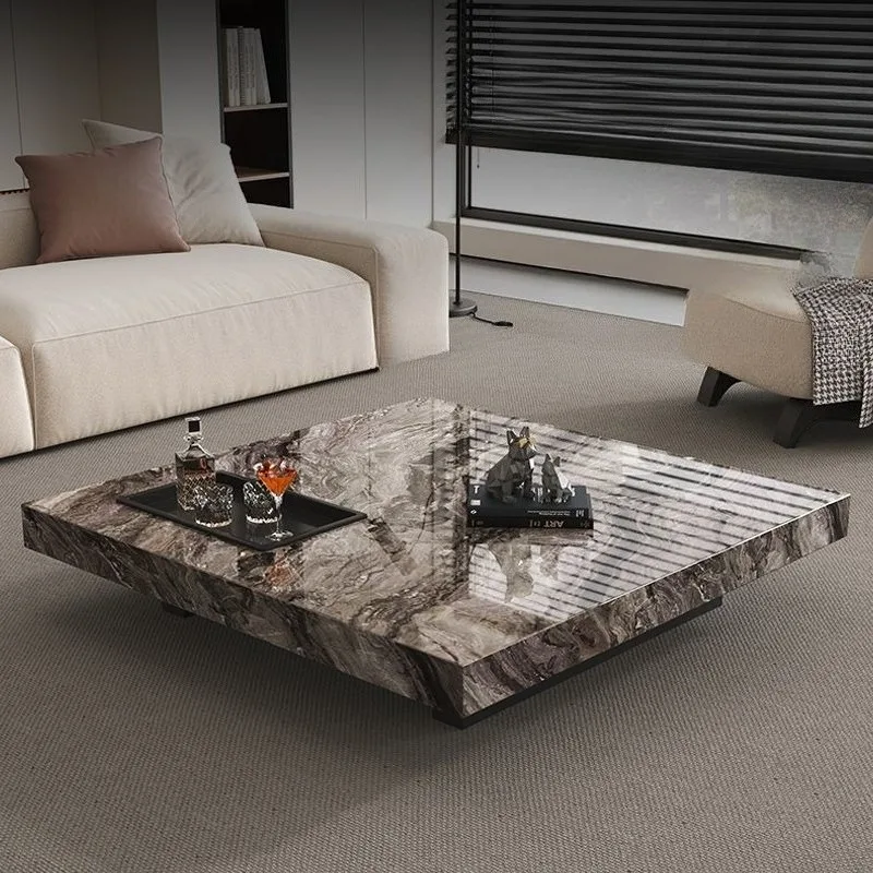 Einzigartiger Design-Couchtisch, italienischer Rahmen, einfache Ornamente, Couchtisch, minimalistischer Luxus, Muebles Para El Hogar, Wohnaccessoires