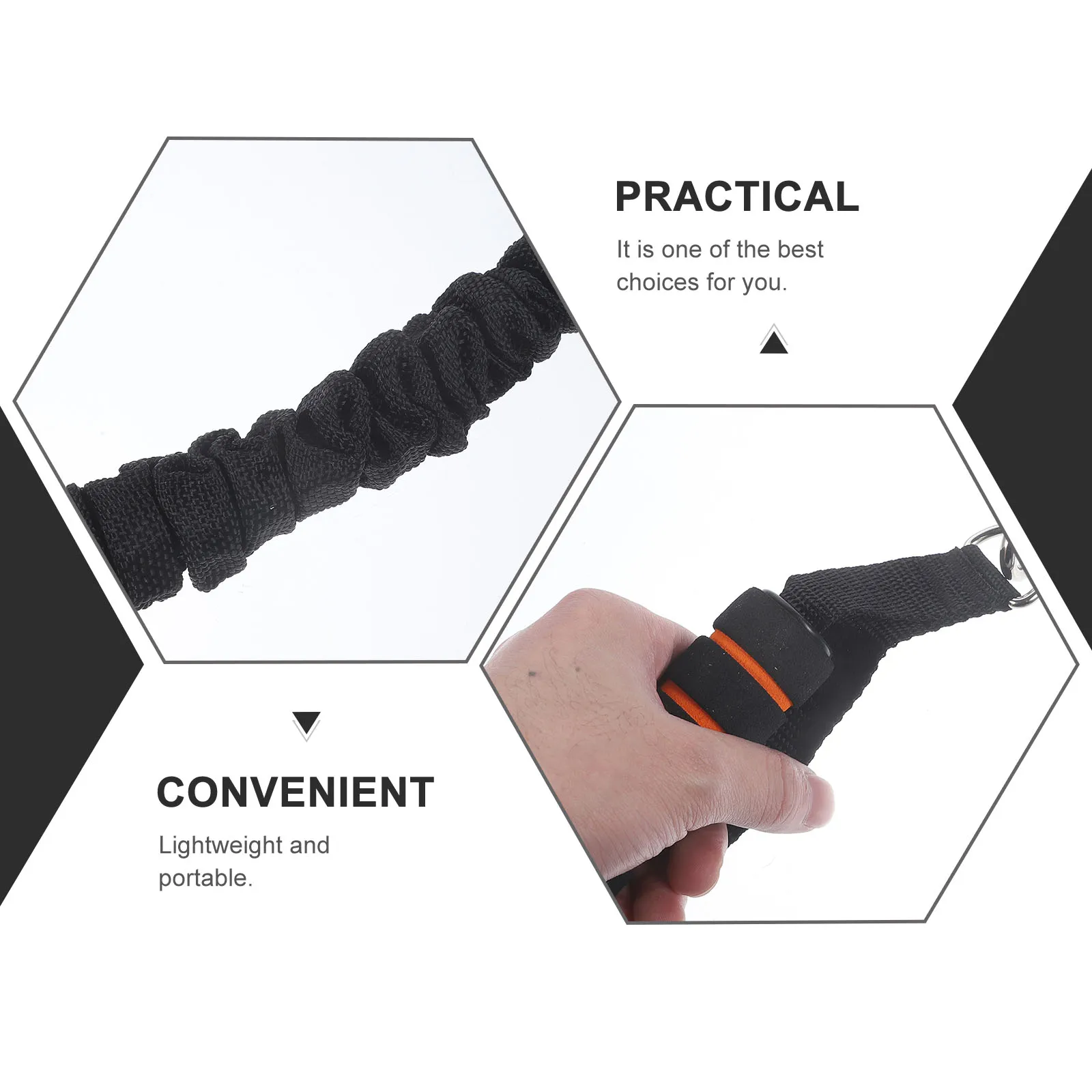 

Fitness Resistance Rope Durable Lightweight Portable Exercise Pull Strap Home Gym Equipment Stretching Rope Training Supplies