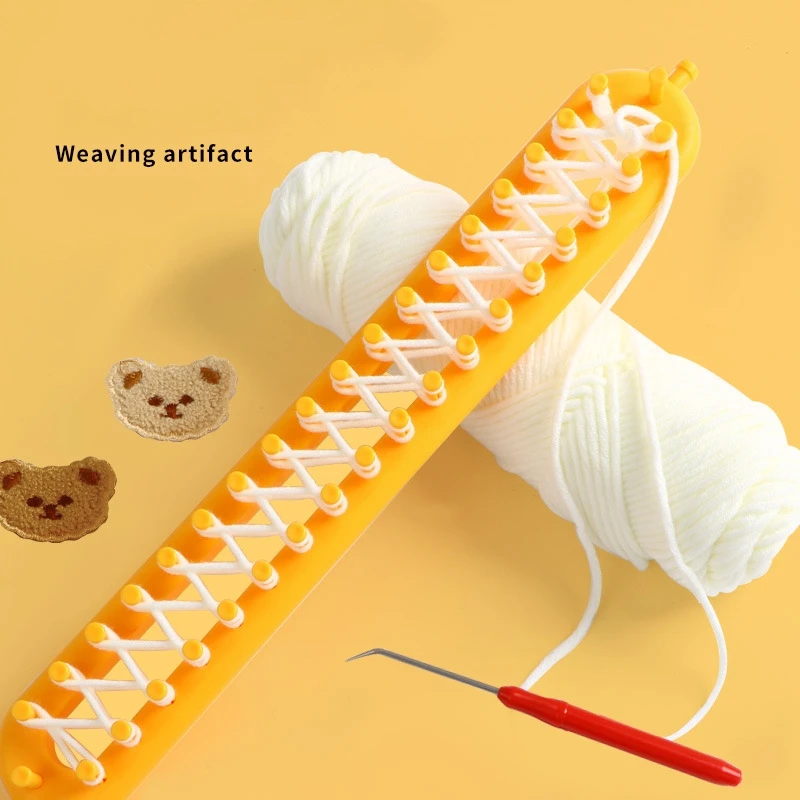 

Self-knitting DIY Scarf Weaving Tool Weaving Loom Knitting Kit Tool Sock Hat Scarf Scarves Maker DIY Weaving Tool Accessories