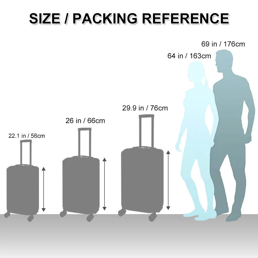 Juego de maletas de 3 piezas, equipaje rígido con ruedas giratorias para viaje, equipaje de embarque de gran capacidad, bloqueo TSA