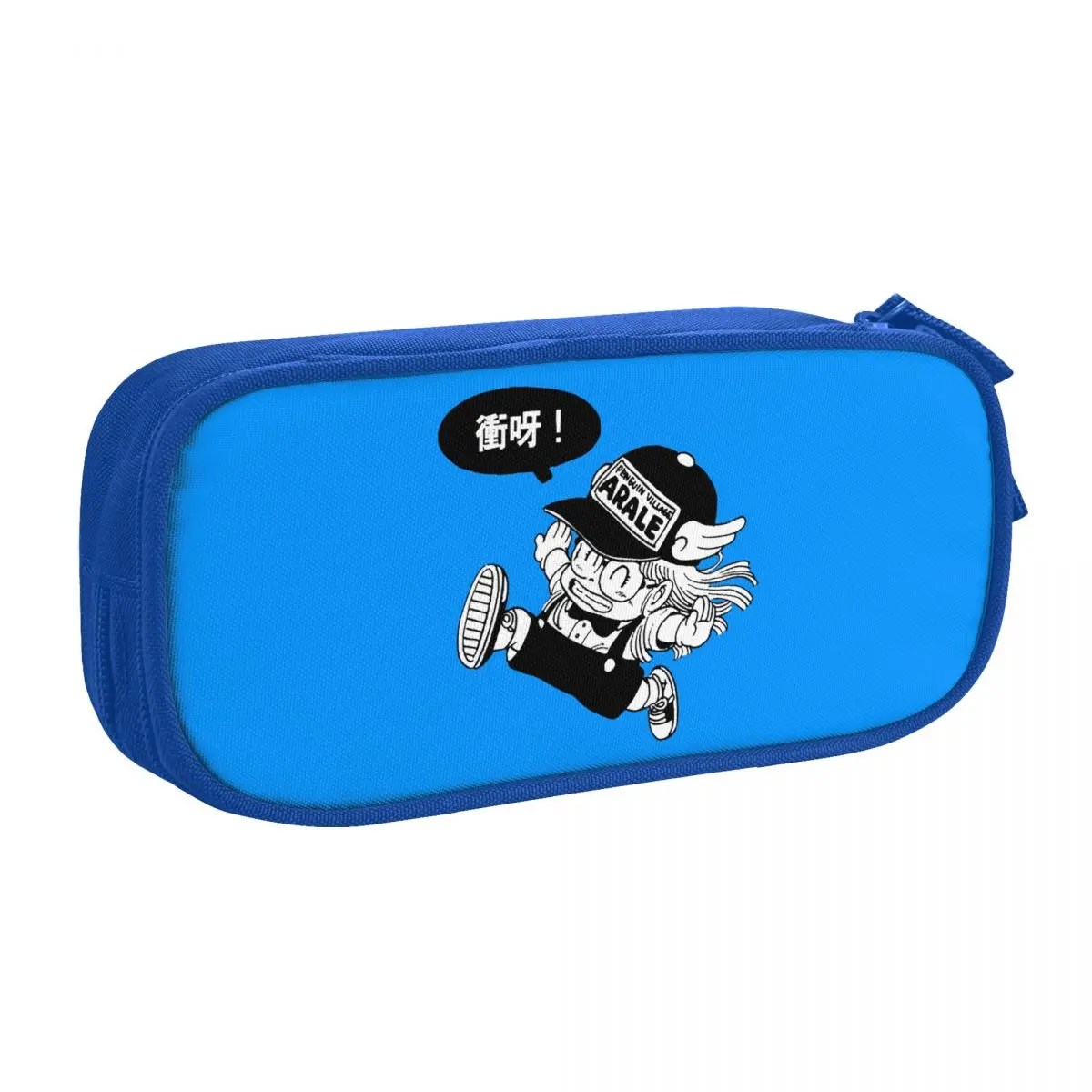 Custom Robot Arale Running Cute Pencil Cases Boys Gilrs Large Capacity Dr Slump Japanese Manga Pencil Pouch Student School