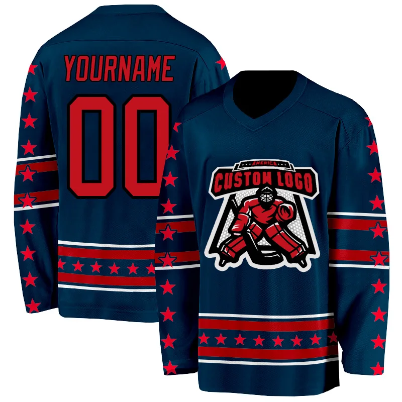Personalized stars and stripes Hockey Jersey Custom You Name Number Women Men Hockey Jersey Competition Training Jerseys