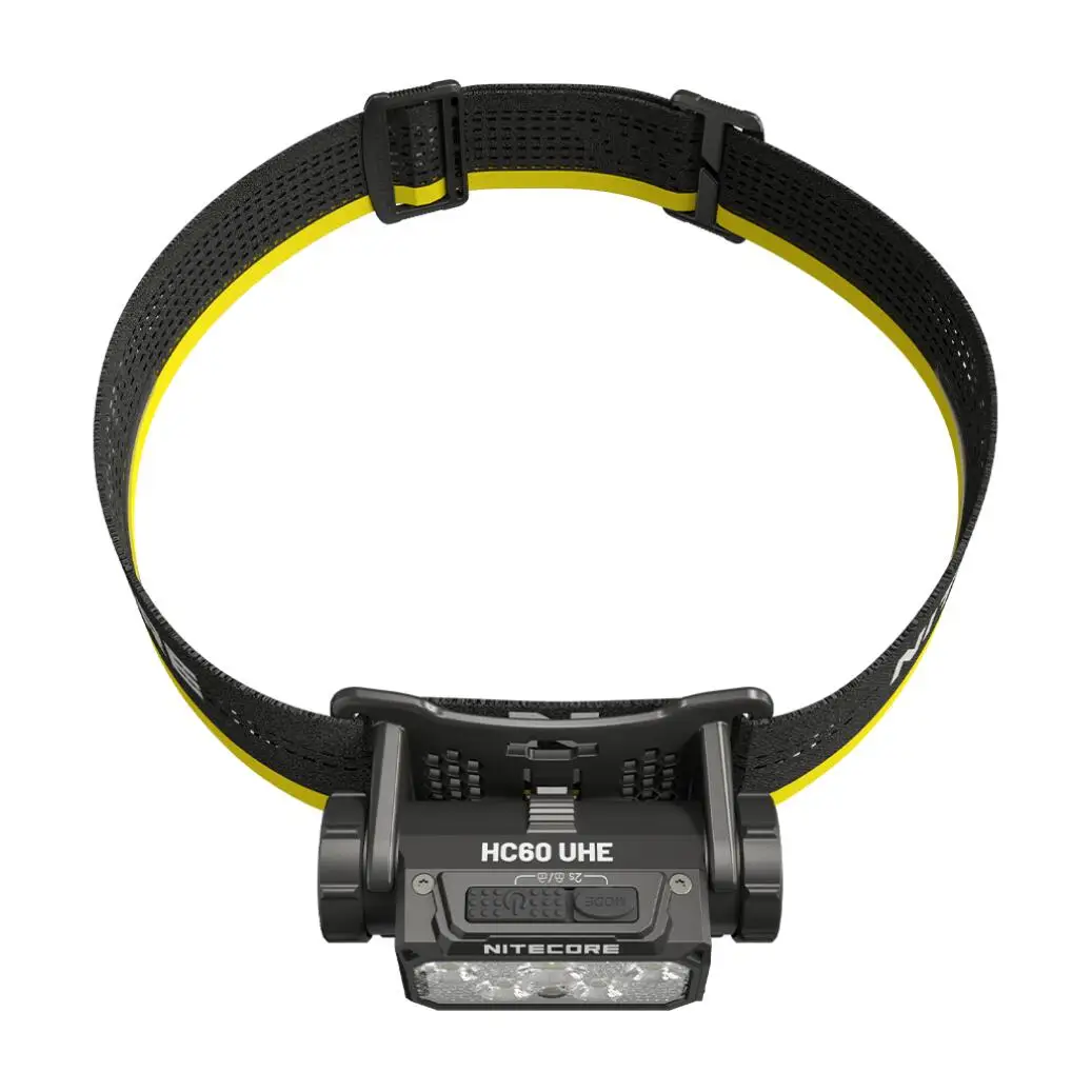 NITECORE HC60 UHE Headlamp 1600 Lumens USB-C Rechargeable Camping Sports Fishing Headlight Bulit-in 4000mAh 18650 Battery