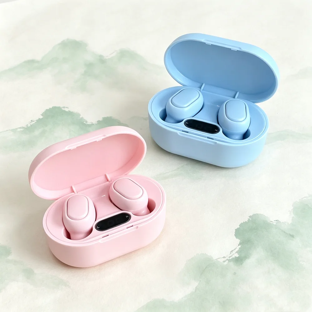 TWS Wireless Earbuds Wireless Bluetooth Headphones Secure-loop Bluetooth Earphones Stay Firmly in Place During Marathon Running