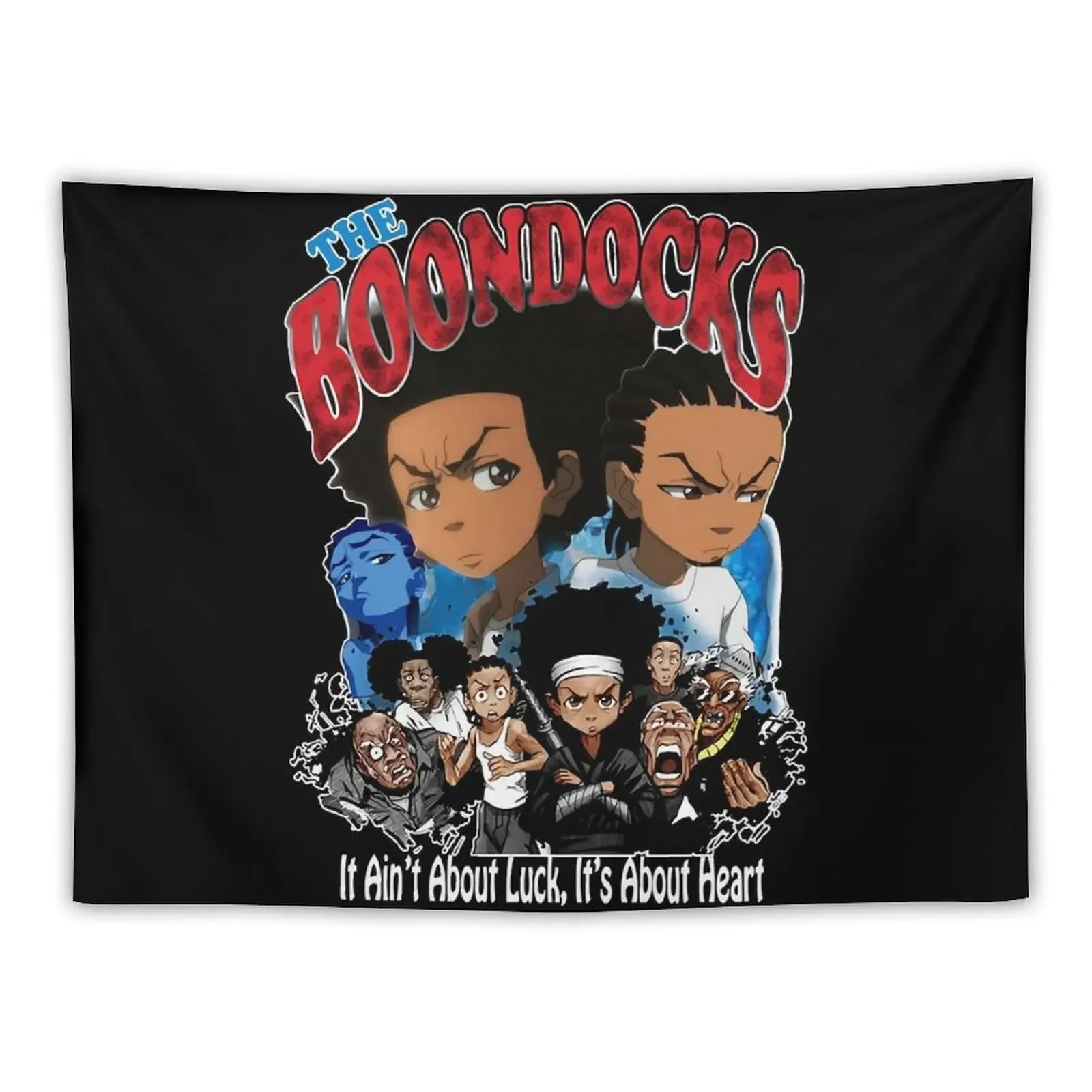 

The boondocks sitcom poster Tapestry House Decoration Aesthetic Room Decors Art Mural Wall Hanging Wall Tapestry