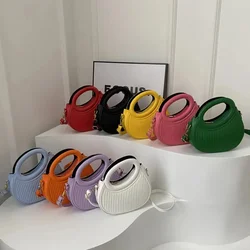 Half Moon Small Shoulder Bag For Women Brand Handbags Designer Luxury Purse Female Tote Elegant Fashion Versatile CrossBody Bags