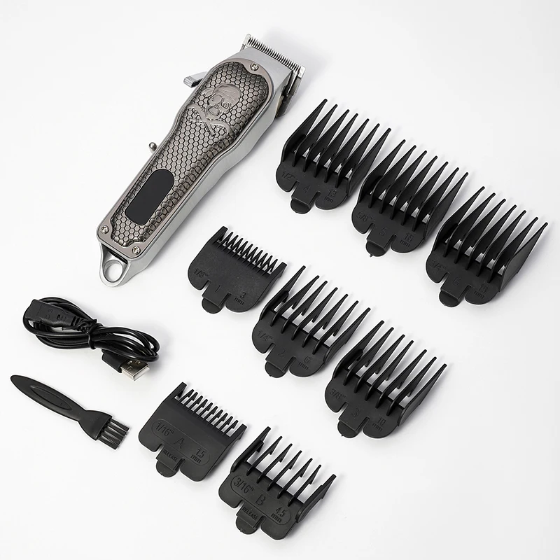 air clipper set Professional hair electric adjustable hair clipper razor fader rechargeable hair clipper, LCD display power