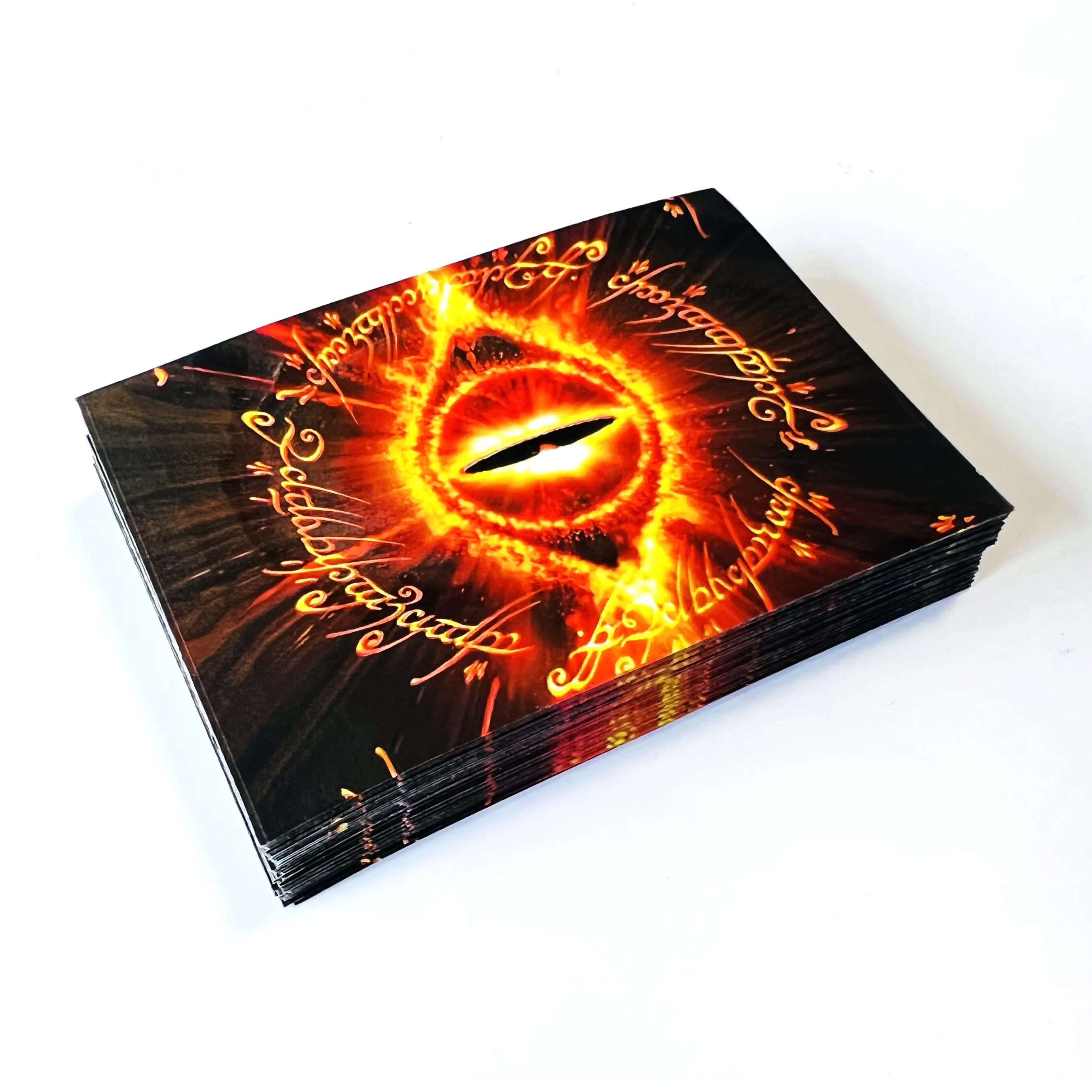 Protector de cartas de tamaño estándar, funda de protección ocular del anillo para juego de mesa, TCG, 120 piezas, 66x91mm, Pkm/MTG