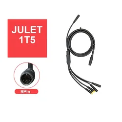 Suitable for Julet 1T5 Adapter Waterproof Cable Controller Adapter Cable Extension Cable 134CM E-bike parts replacement