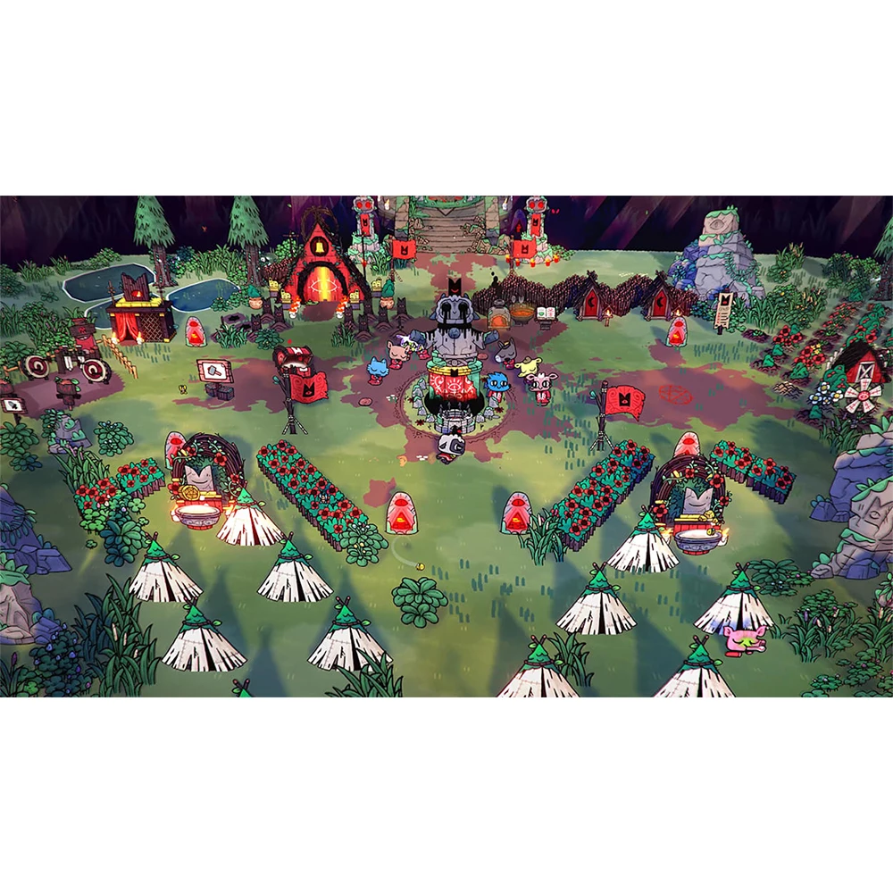 Cult of the Lamb-Offres de jeux Nintendo Switch, 100% officiel, carte de jeu fongique originale pour Switch OLED Lite