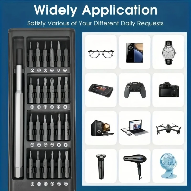24 in 1 Digital Maintenance Precision Screwdriver Set with Portable Storage Box and Electronic Device Disassembly Tool image 5