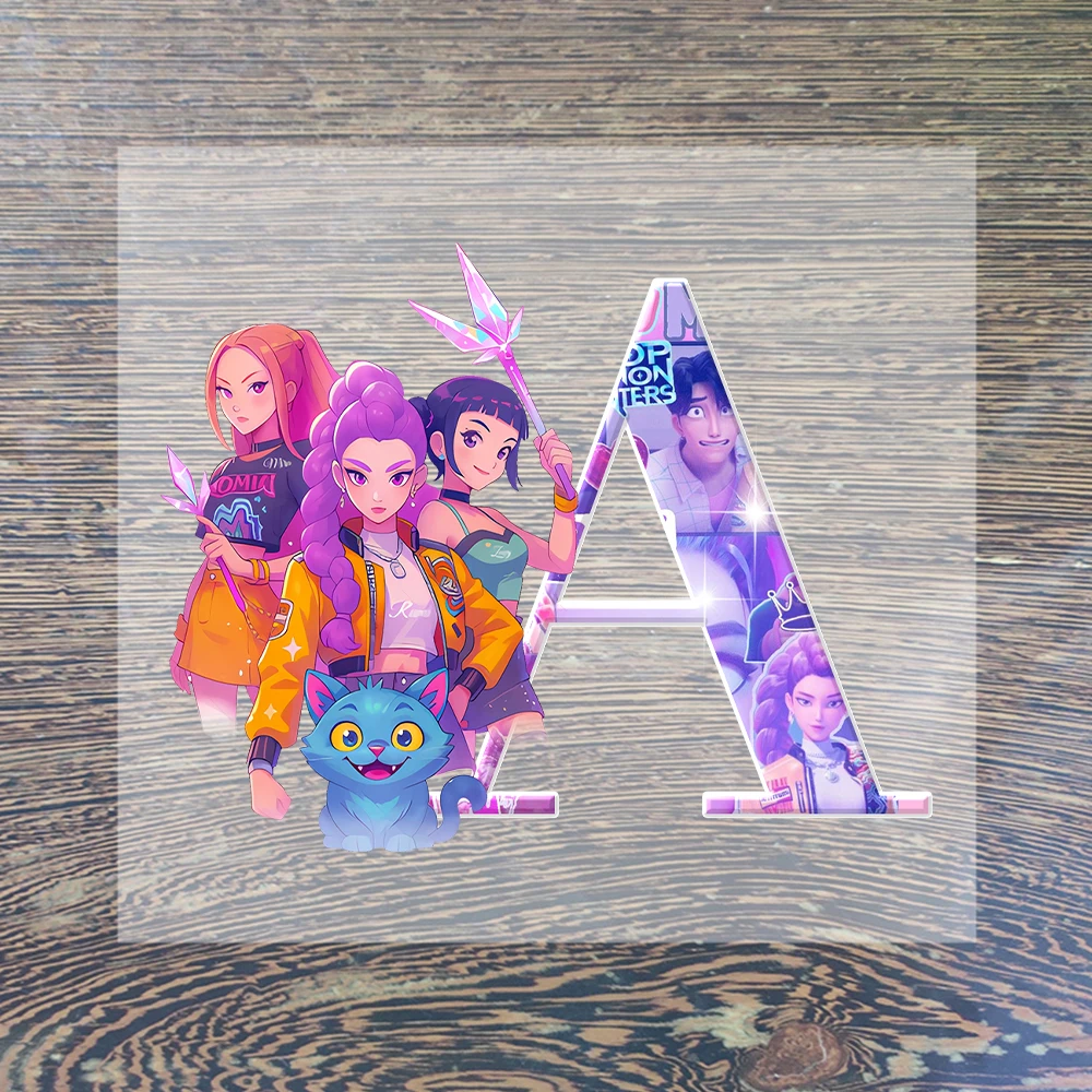 جديد K البوب شيطان الصياد الكرتون رسالة الحديد على بقع للملابس Kawaii DIY بها بنفسك ملصقات نقل الحرارة ملابس الأطفال الكبار