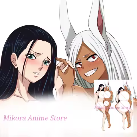 Dakimakura Anime Mirko &amp; Robin Double-Sided Print Life-size Body Pillow Cover