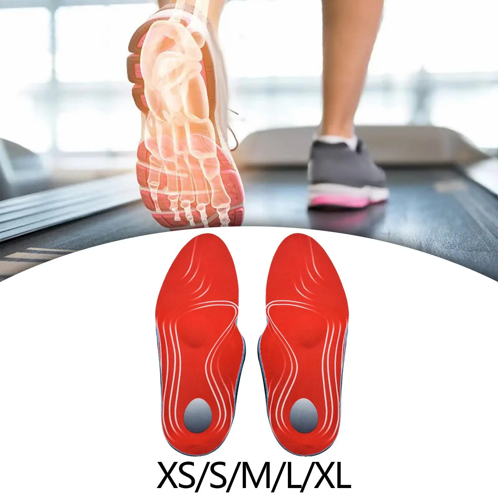 Orthopedic Arch Support Insoles Soft Breathable Shoe Inserts for Sports Shoes Men Women Foot Pain Relief
