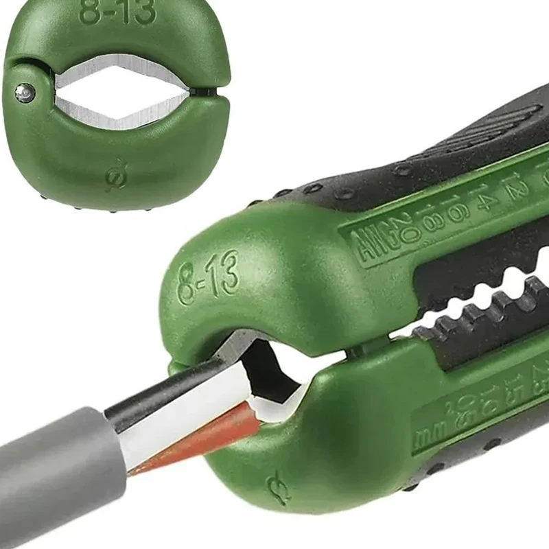 Engineer PAW-21 Mini Wire Stripper and Cutter Multiple Heavy Duty Wire Stripping Tool Working Range 0.5 - 6.0m㎡
