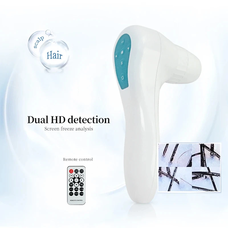 7 In 1 High Frequency Hair Follicle Detection Scalp Treatment Machine Hair Analyze Scalp Care Massage Hair Regrowth Device