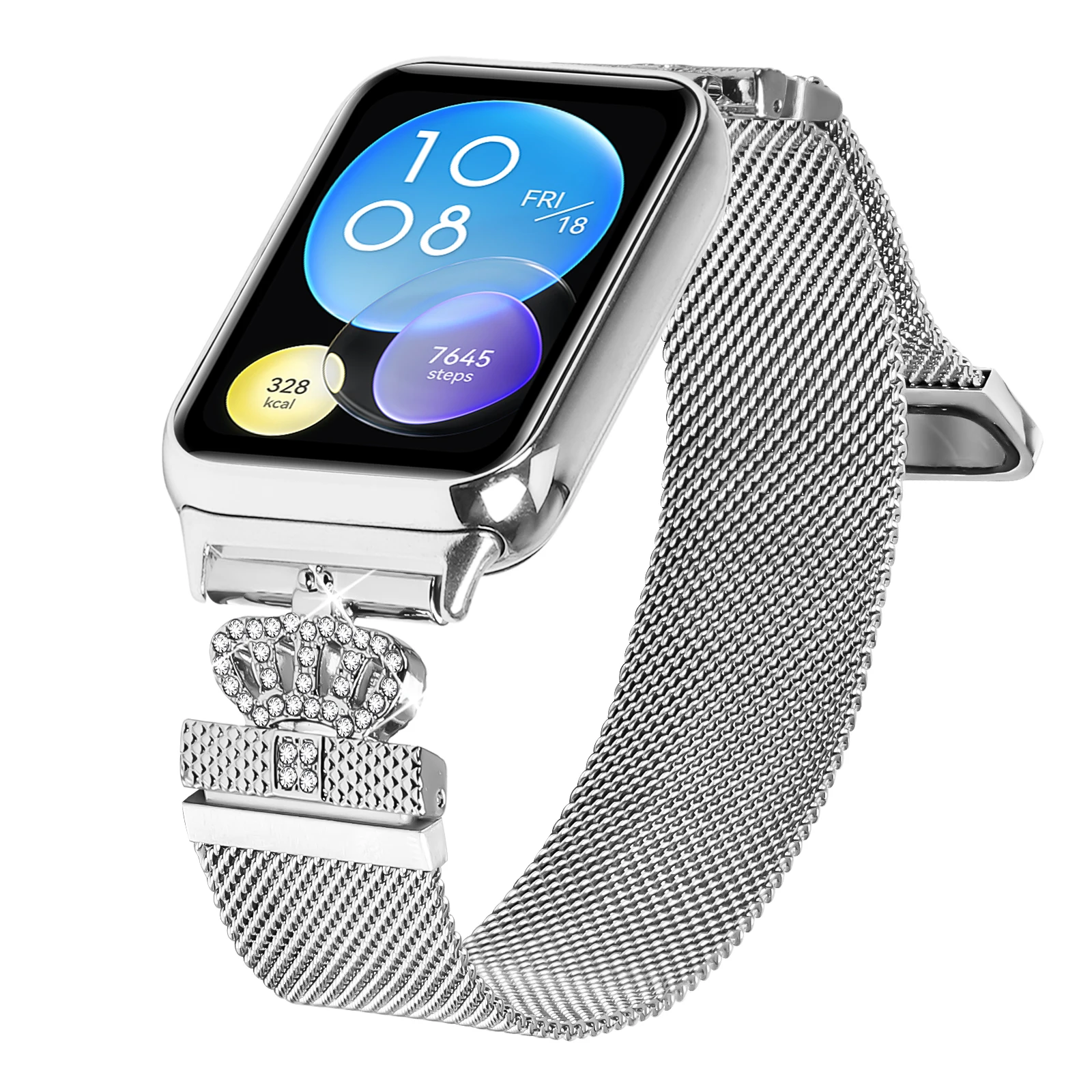 Миланский ремешок для Xiaomi Mi Band 9/8Pro, женские и мужские металлические умные часы, браслет для Redmi Watch 4 5, сменный браслет