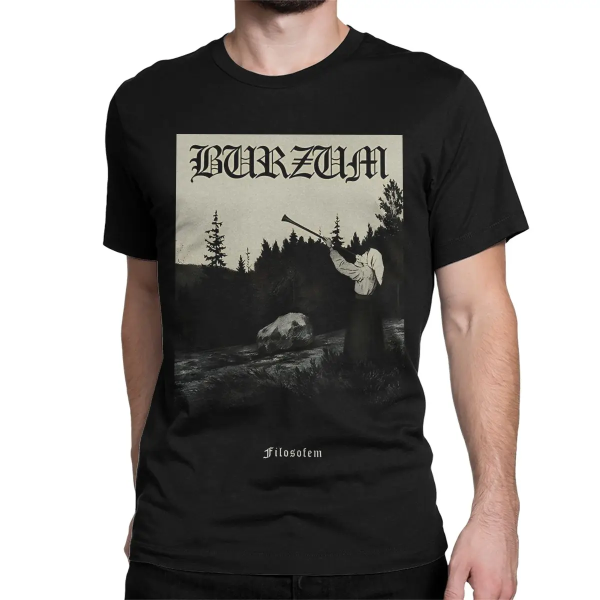 Men Women Filosofem Music Black Metal Rock T Shirt Burzum Cotton Clothing Novelty Short Sleeve O Neck Tees Printed T-Shirts