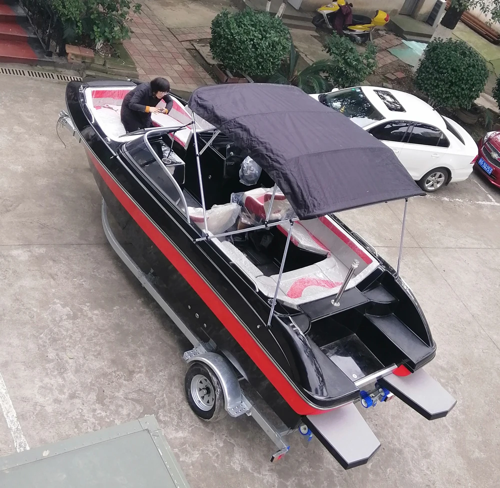 CE Approved Standard Accessories Features 19ft 6 Seat Sport Boat Commercial Boat Passenger Boat