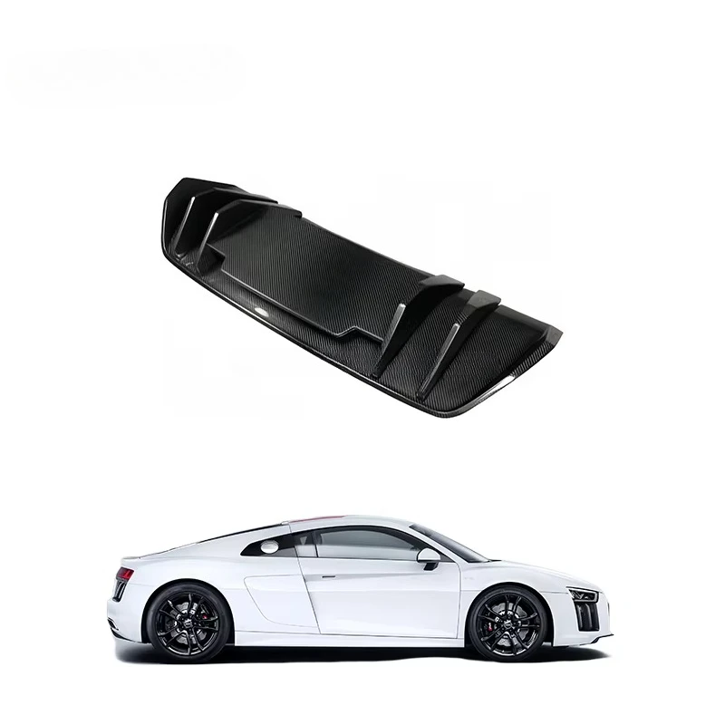 

Задний диффузор R8 Full Dry из углеродного волокна, 3k саржевого глянца