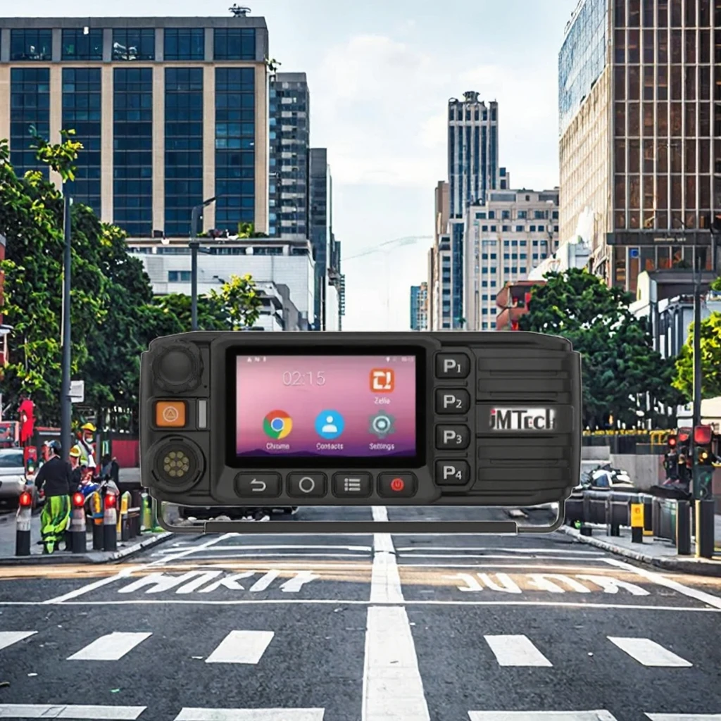Hot Selling TM9000 Android System Mobile Walkie Talkie 4G POC Dual SIM Waterproof 50W Output Power 50km Range Real IP Zello For