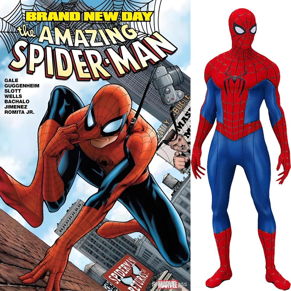 

Совершенно новый день Человека-паука, костюм Человека-паука для косплея, наряд из спандекса с 3D принтом, костюм на Хэллоуин, боди Zenzai для взрослых и детей