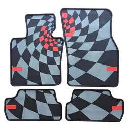 Brand New Floor Mat High Quality Rubber material JCW Style UV Protected Mini Cooper Car Accessories F56(4PCS/SET)