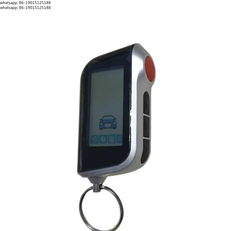 Bestseller  A93 Vertical LCD Remote Keychain+Silicone Keyset Russian Car Alarm System Keychain