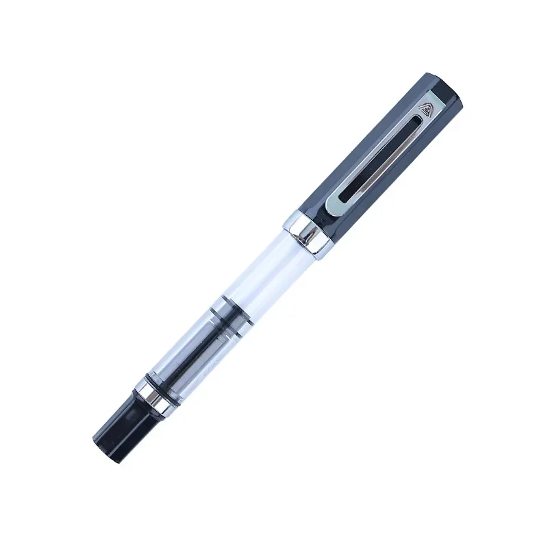 Lanbitou 3059 Piston Fountain Pen EF/F Nib Plastic Ink Pen Silver Clip Business PK JINHAO Stationery Office School Supplies