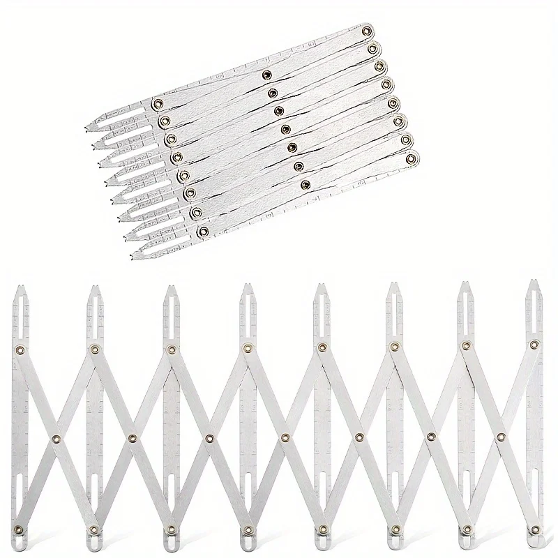 Aluminum Expanding Sewing Gauge Button Guide Spacing Device for Buttons, Pleats