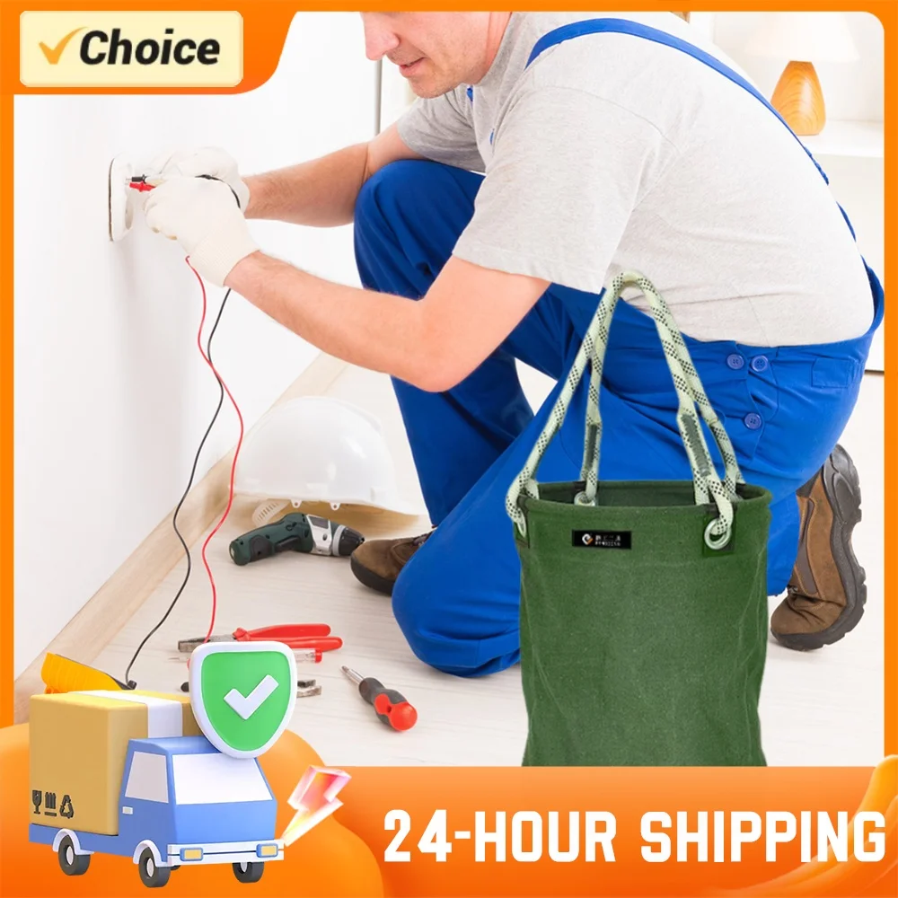 canvas-tool-storage-bucket-with-plastic-bottom-all-purpose-tool-bucket-work-bucket-for-electrician-for-garden-cleaning-tool