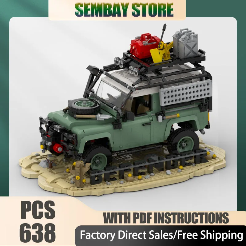 

Off-Road Vehicle Moc Building Bricks Modular lassic Off-Road Vehicle Technology Blocks Christmas DIY Toy Construction Gifts