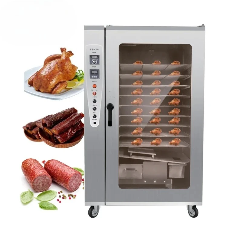 

Chuangyu Automatic commercial vertical smoker meat smoker and fish smoke house meat smoker 100kg