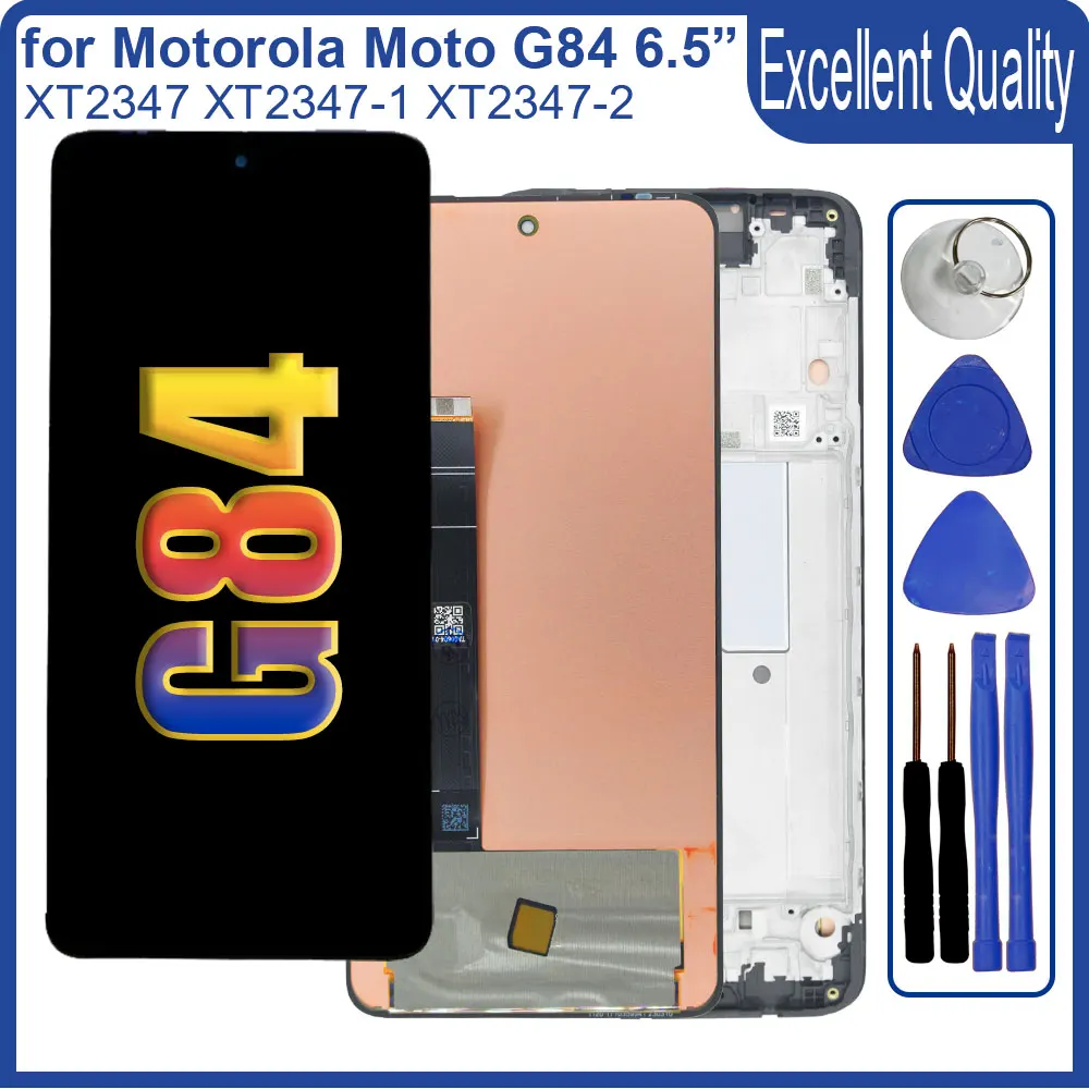 New Tested LCD for Motorola Moto G84 XT2347 LCD Display Touch Screen Digitizer Replacement for Moto G84 XT2347-1 XT2347-2 LCD