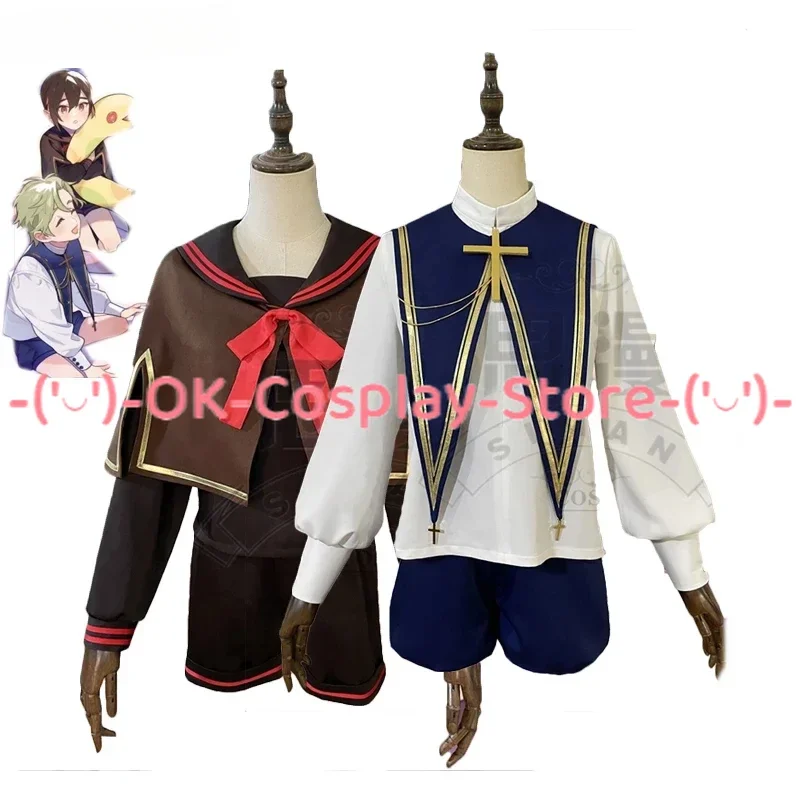 

Game Nu: Carnival Kids Yakumo Olivine Cosplay Costumes Fancy Party Suit Top Pants Halloween Carnival Uniforms Custom Made