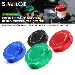 Front Brake Fluid Reservoir Cover For KAWASAKI NINJA 1000/SX VERSYS ZX14R ZX10R ZX6R Z750 Z1000 ZXR 750/400 Brake Cylinder Cap