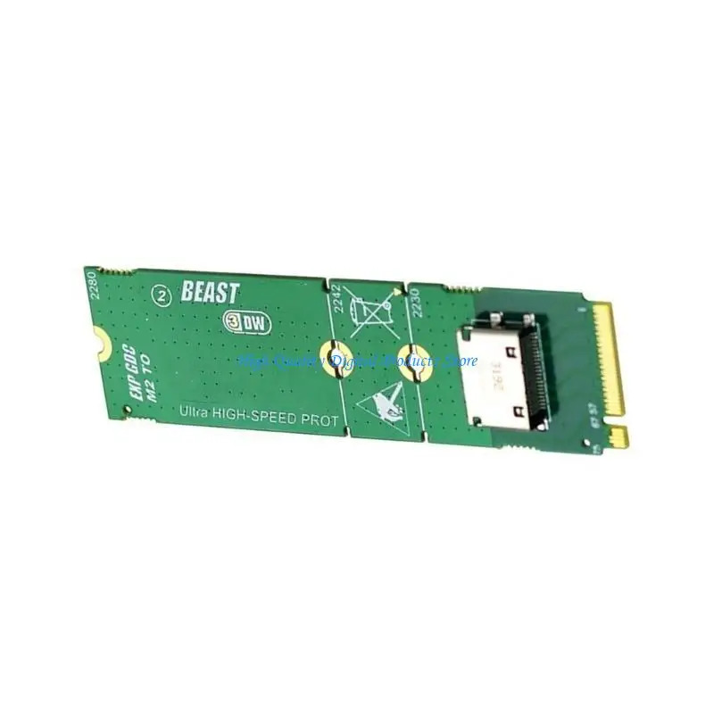 

U2JE NVME M.2 M to OCuLink Adapter for OCULINK GPU Dock PC Laptop to External Graphics Card High Speed Converters Adapter