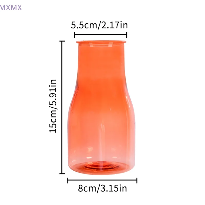 Mini Hydroponic Flower Pot Home Vase Decoration Transparent Imitation Glass Soilless Pot Home Decoration