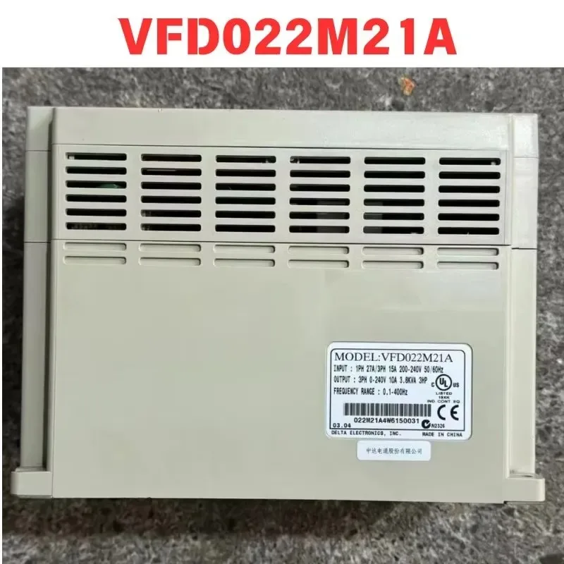 VFD022M21A Frequency converter Functional test OK