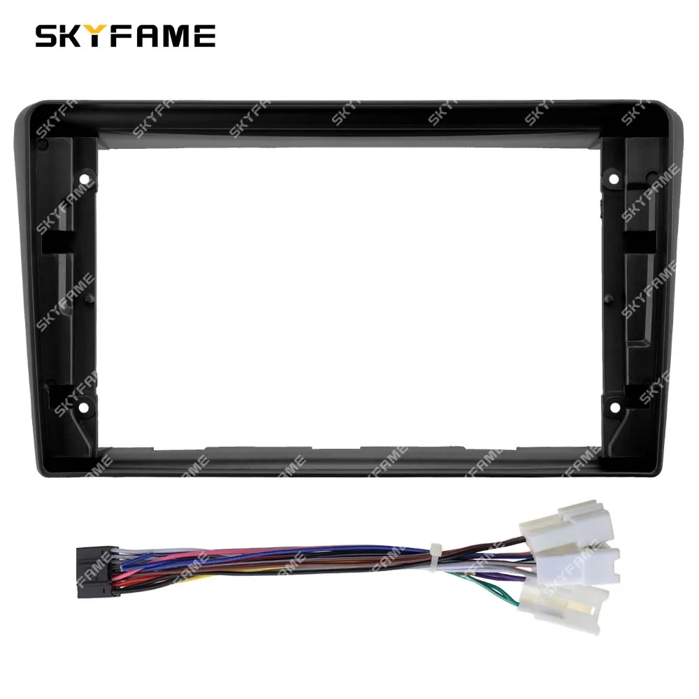 SKYFAME Car Frame Fascia Adapter Android Radio Dash Fitting Panel Kit For Toyota Avensis T25
