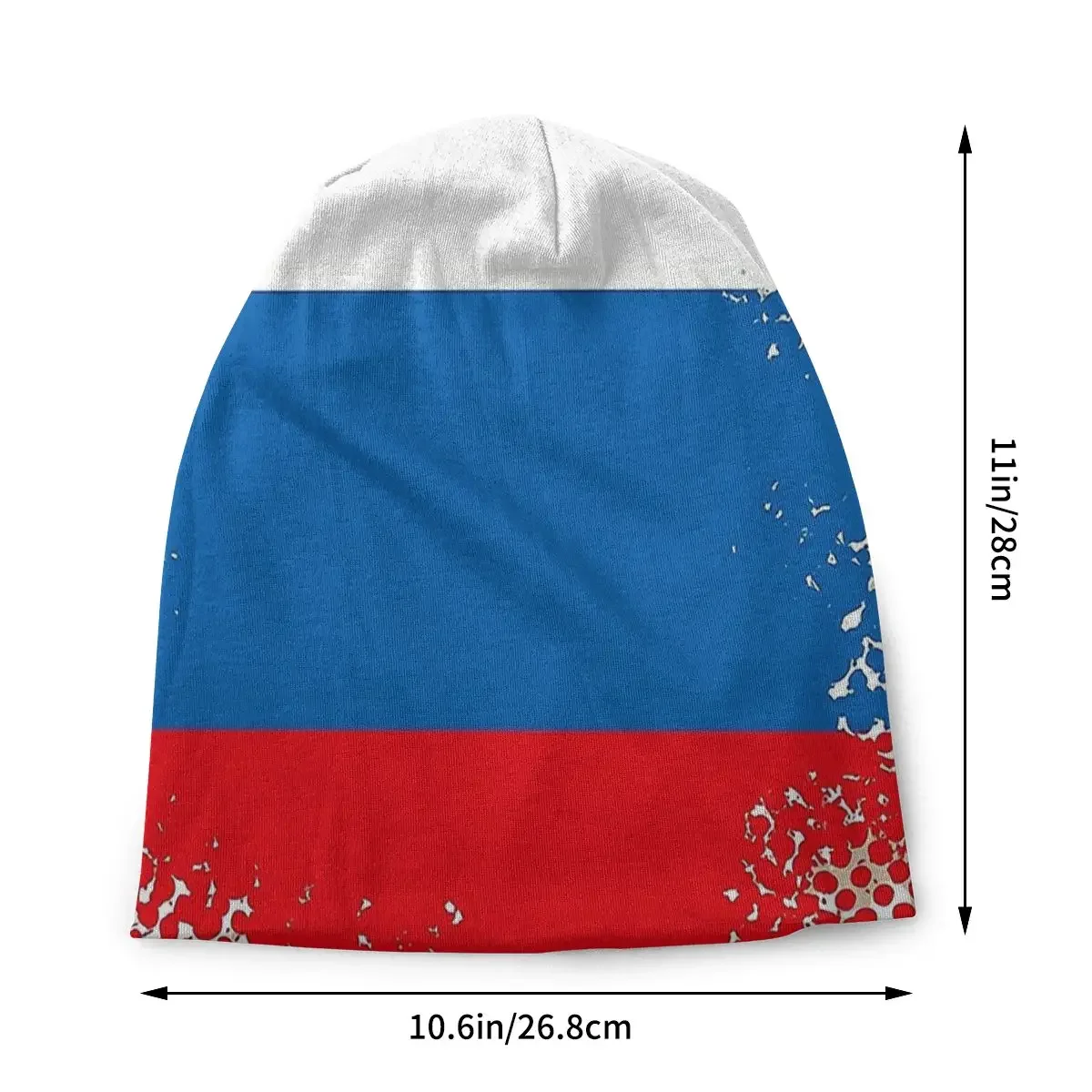 Bonnet Hats Flag of Russia Men Women's Knitting Hat  Of  - Splat Winter Warm Cap Beanies Thermal Elastic Caps