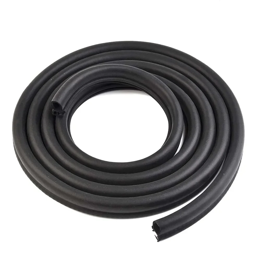 

Trim Car Sealing Strip Wear resistant Moulding Protector Replacement Rubber Accessory Black Decoration Door Dust proof Useful