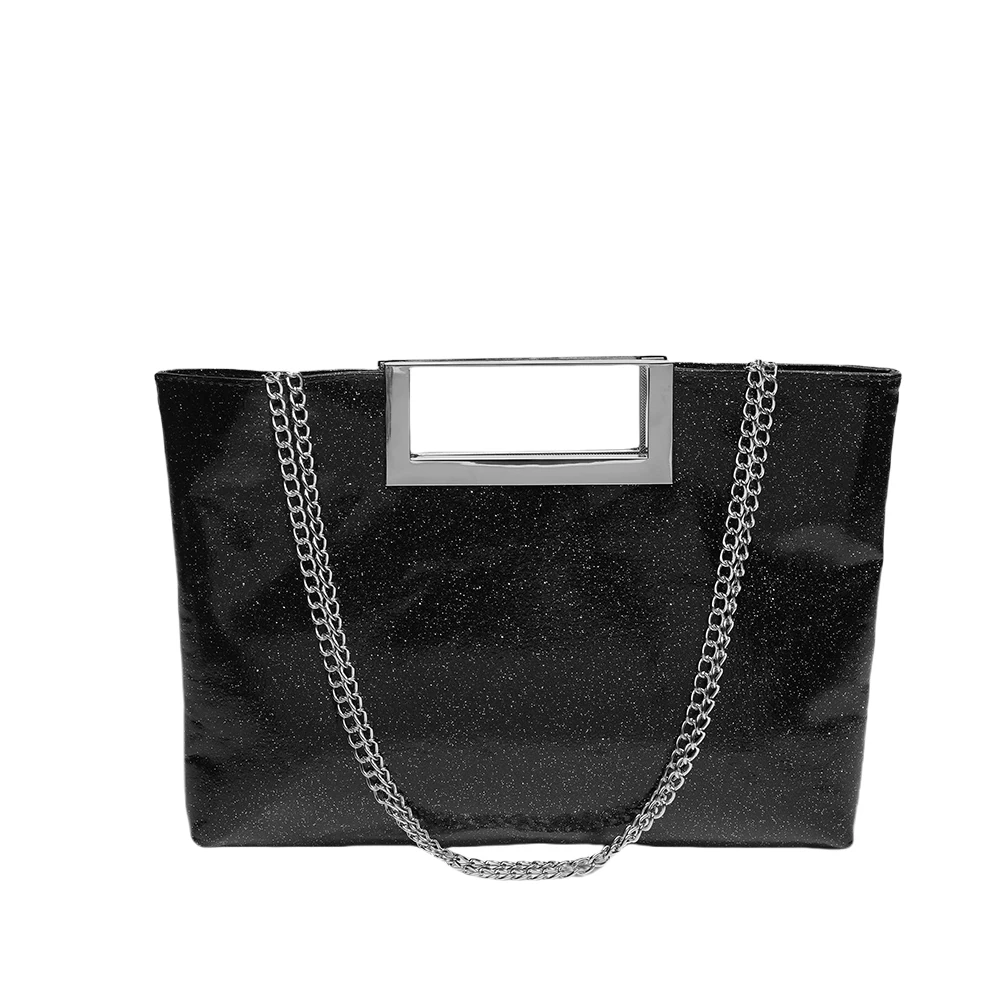 

Women Fashion Leather Clutch Party Shoulder Bag Chain Crossbody Bag PU Leather Underarm Bag