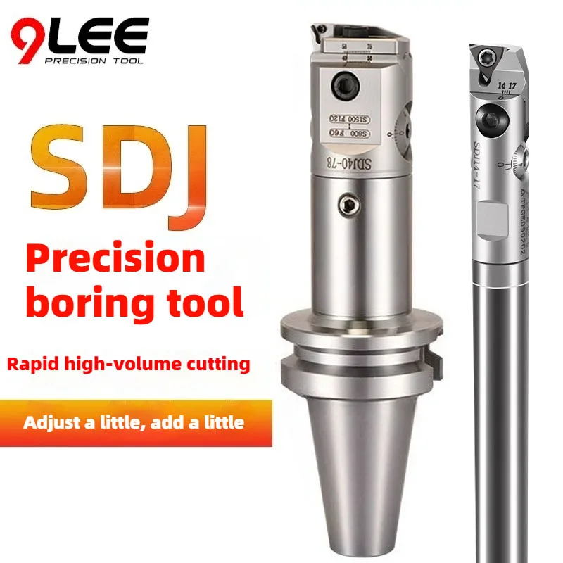 

SDJ High Precision Fine Boring Cutter Set BT30 Suitable For Small Hole Boring CNC Deep Holes Boring Tools