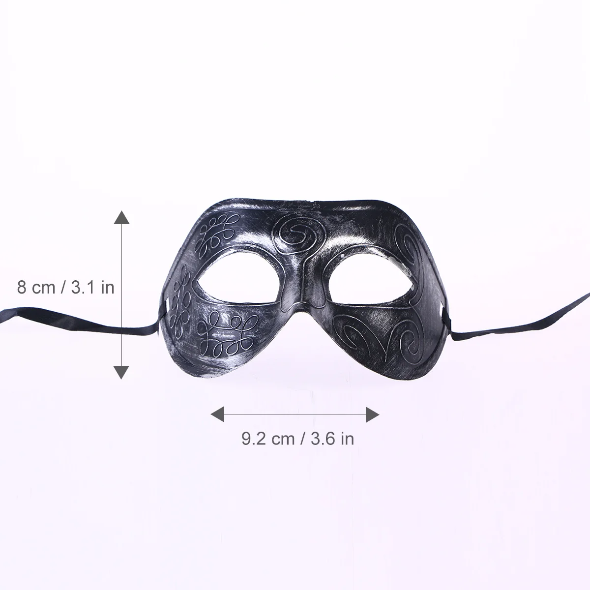 

Half Face Mask Masquerade Party Favors Engraved Style Costume Accessory for Mardi Gras Wedding Prom Fashion Show Unisex Dress Up