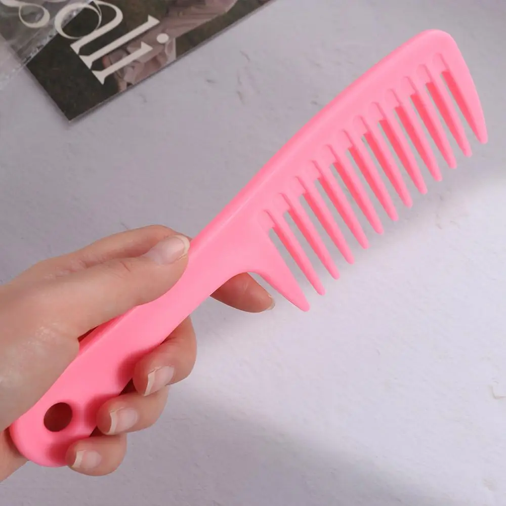 

Pro Wet Hook Curly Hair Brushes Heat Resistant Coarse Hairdress Comb Durable Anti-slip Dyeing Styling Tools Barber