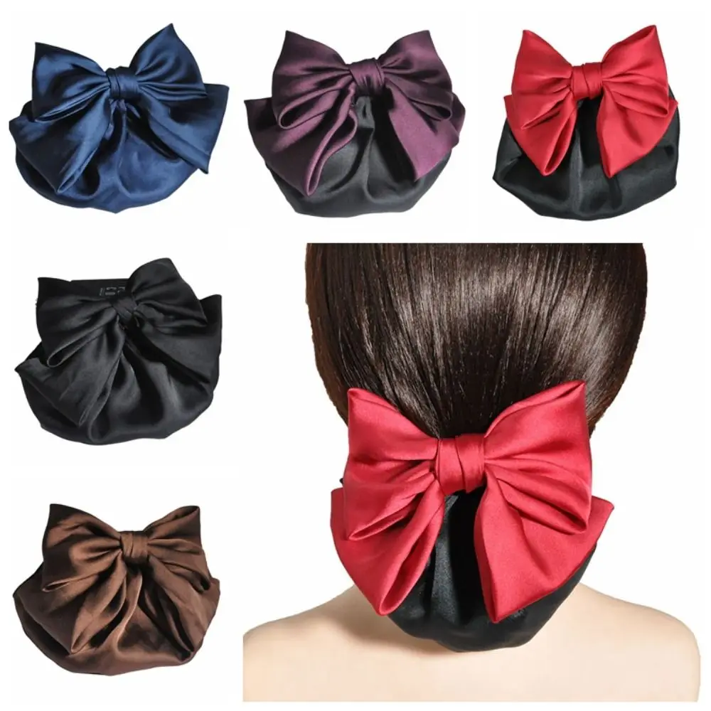 الحلو كبير Bowknot الربيع كليب الشريط أغطية الرأس كعكة سنود الربيع كليب إكسسوارات الشعر غطاء شبكي للشعر ممرضة