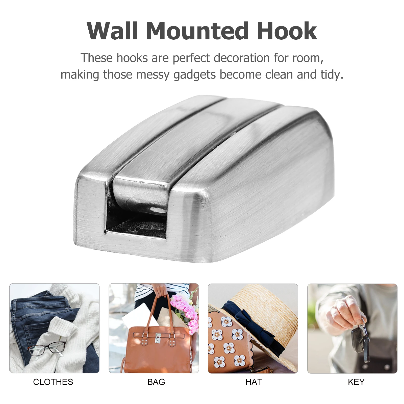 

Foldable Wall Robe Fold up Mounted Storage Bathroom Hanging Waterproof Zinc Alloy Space Saver Home Organizer Hooks Wall